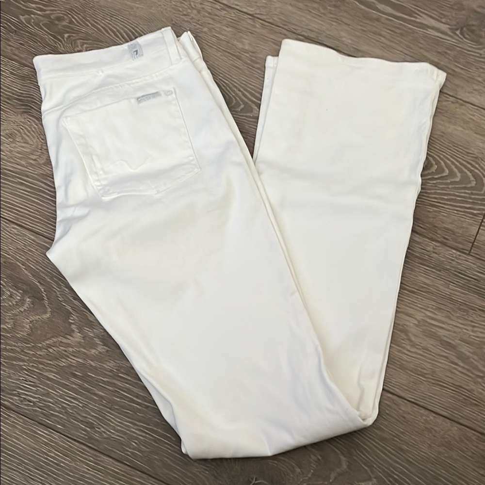 7 For All Mankind Crisp White Jeans
